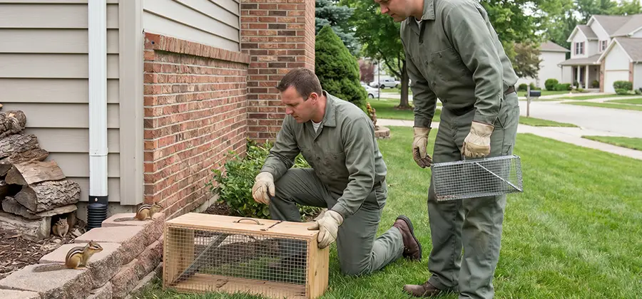 Remove Chipmunks From Yard in Herndon