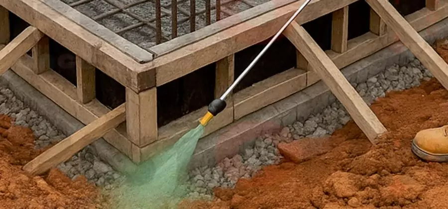 Foundation Slab Termite Treatment in Herndon